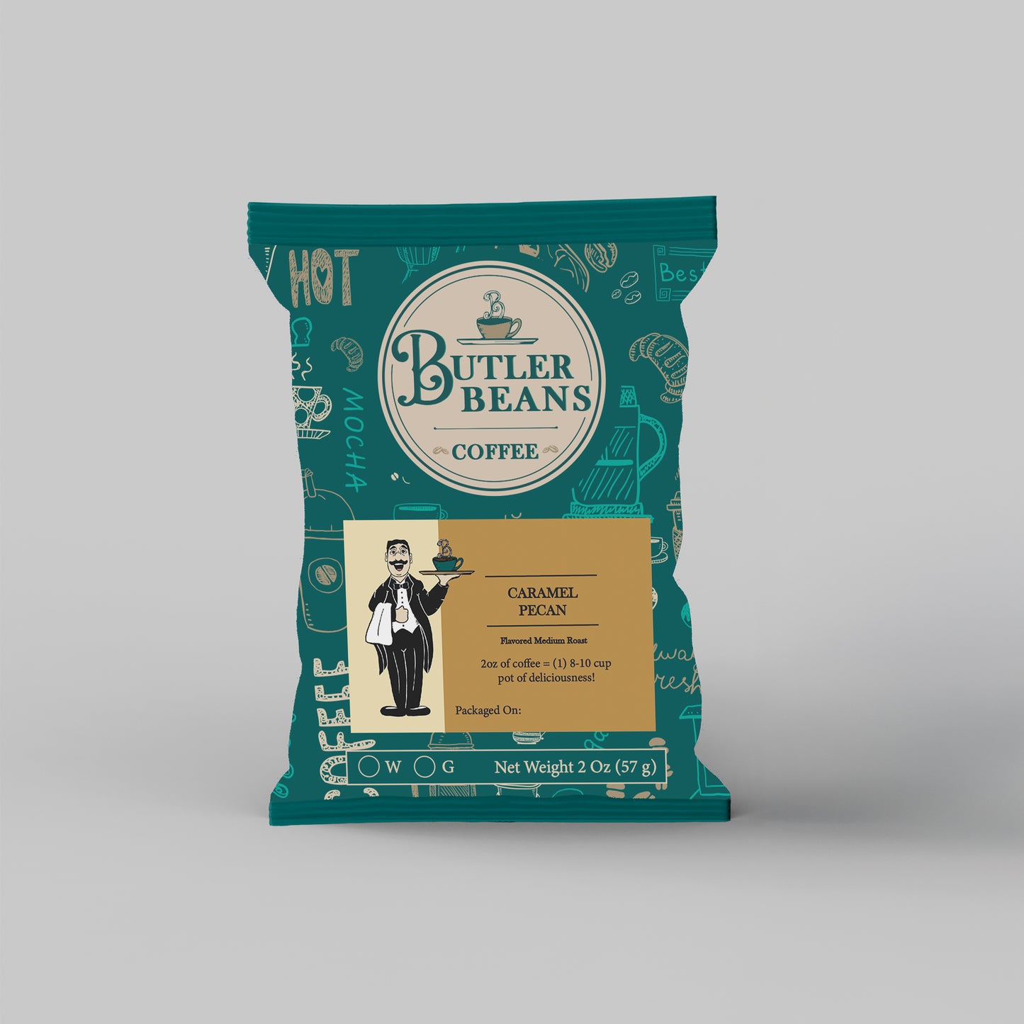 Caramel Pecan Flavored Coffee – Sweet, Nutty, Fresh Roasted | Butler Beans