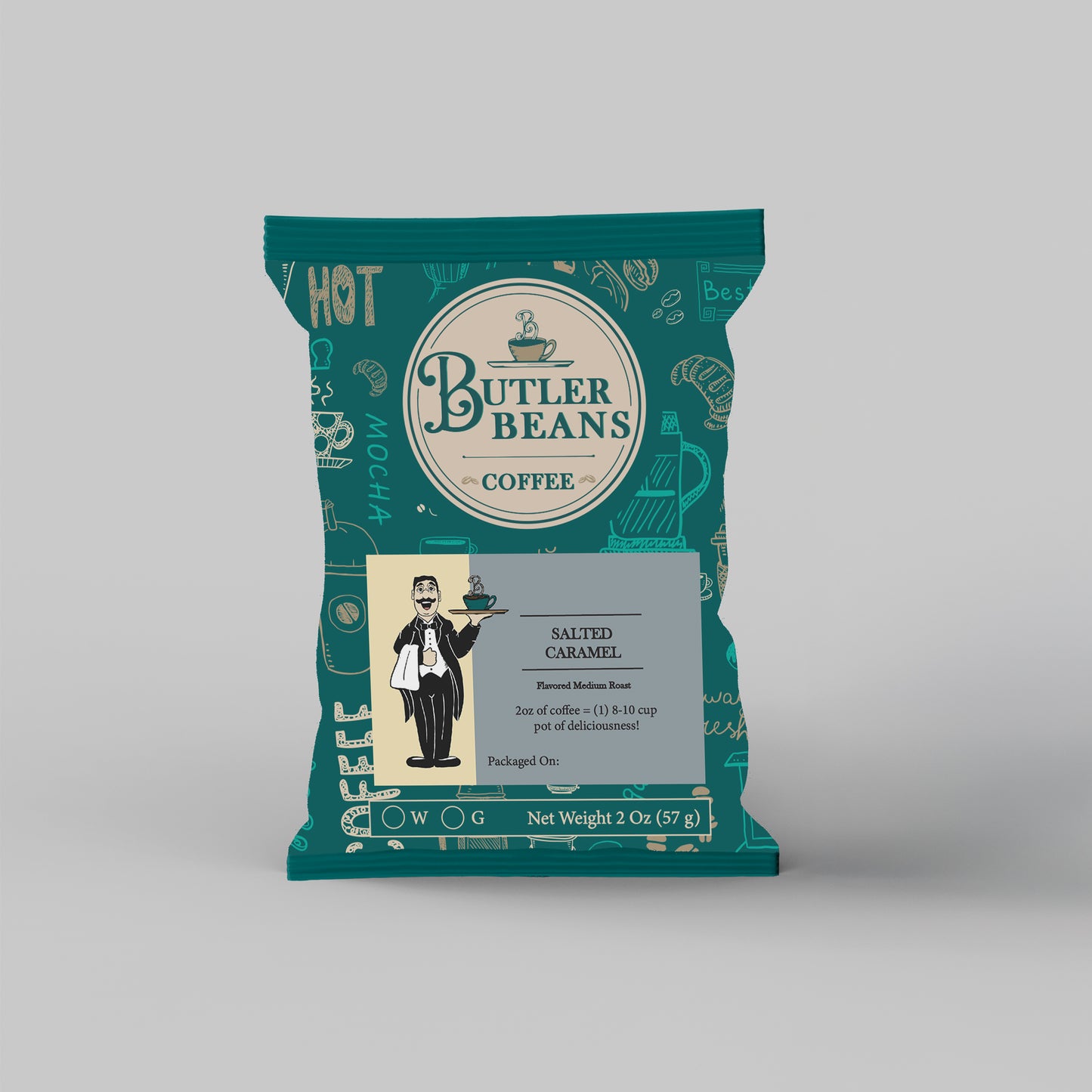 Salted Caramel Flavored Coffee – Sweet & Salty Gourmet Blend | Butler Beans