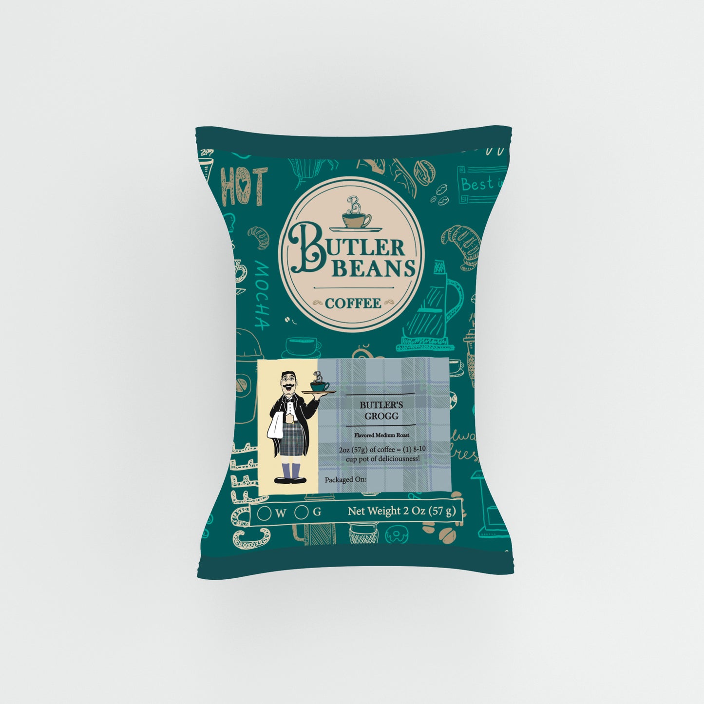 Butler's Holiday Grogg Flavored Coffee – Pecan, Cinnamon & Brandy Aromas | Butler Beans