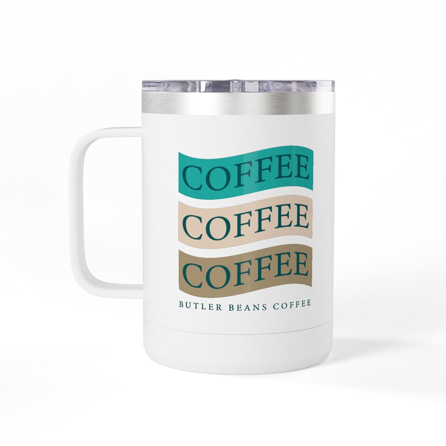 Stylish 15oz Coffee Mug Tumbler – Perfect for Coffee Lovers, Travel Mug, Birthday Gift, Home Office Decor, Unique Beverage Container