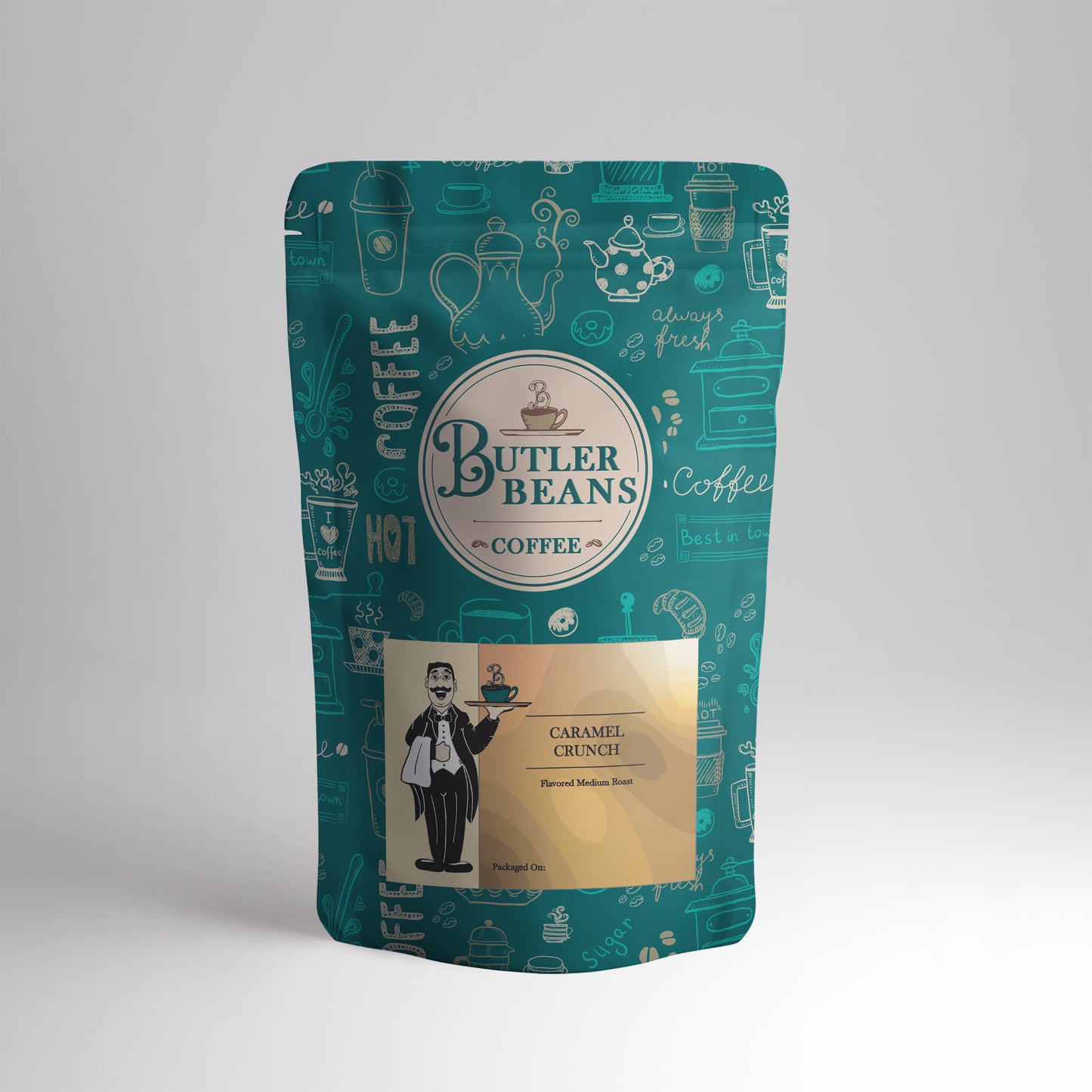 Caramel Crunch Flavored Coffee – Sweet, Buttery, Fresh Roasted | Butler Beans