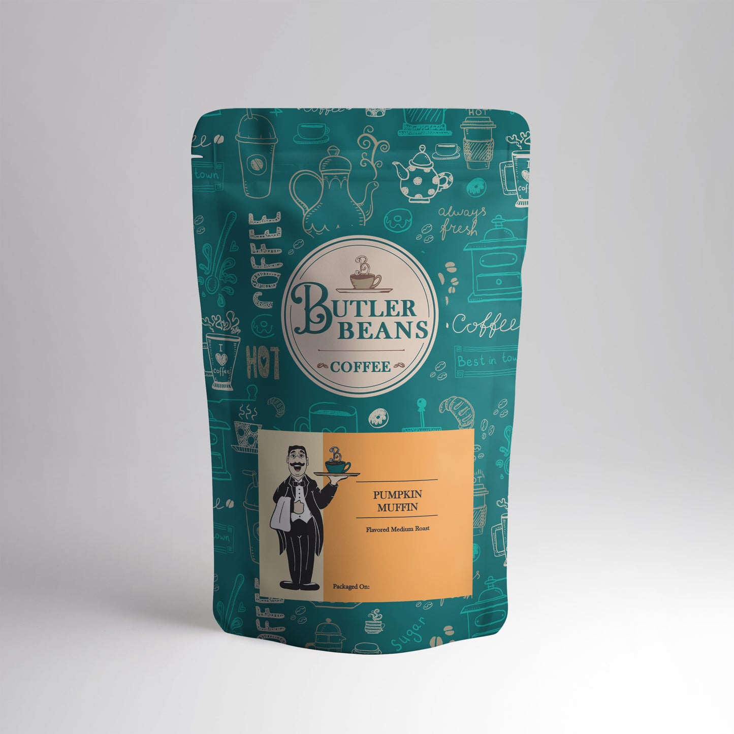 Pumpkin Muffin Flavored Coffee – Warm Spiced Autumn Blend | Butler Beans
