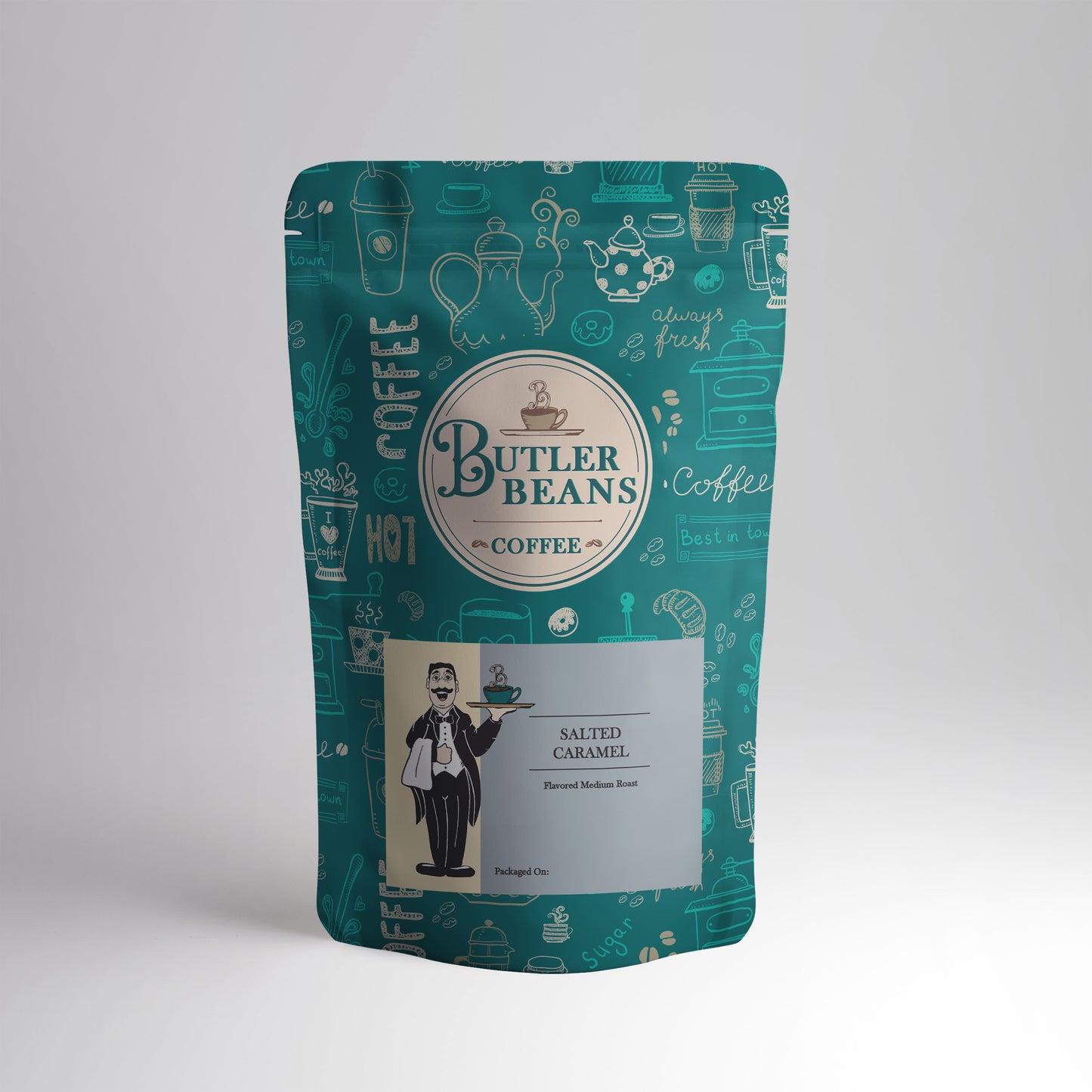 Salted Caramel Flavored Coffee – Sweet & Salty Gourmet Blend | Butler Beans