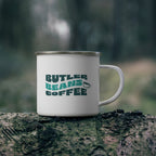 Butler Beans Camping Mug - Perfect for Coffee Lovers on Outdoor Adventures Merchandise Printify