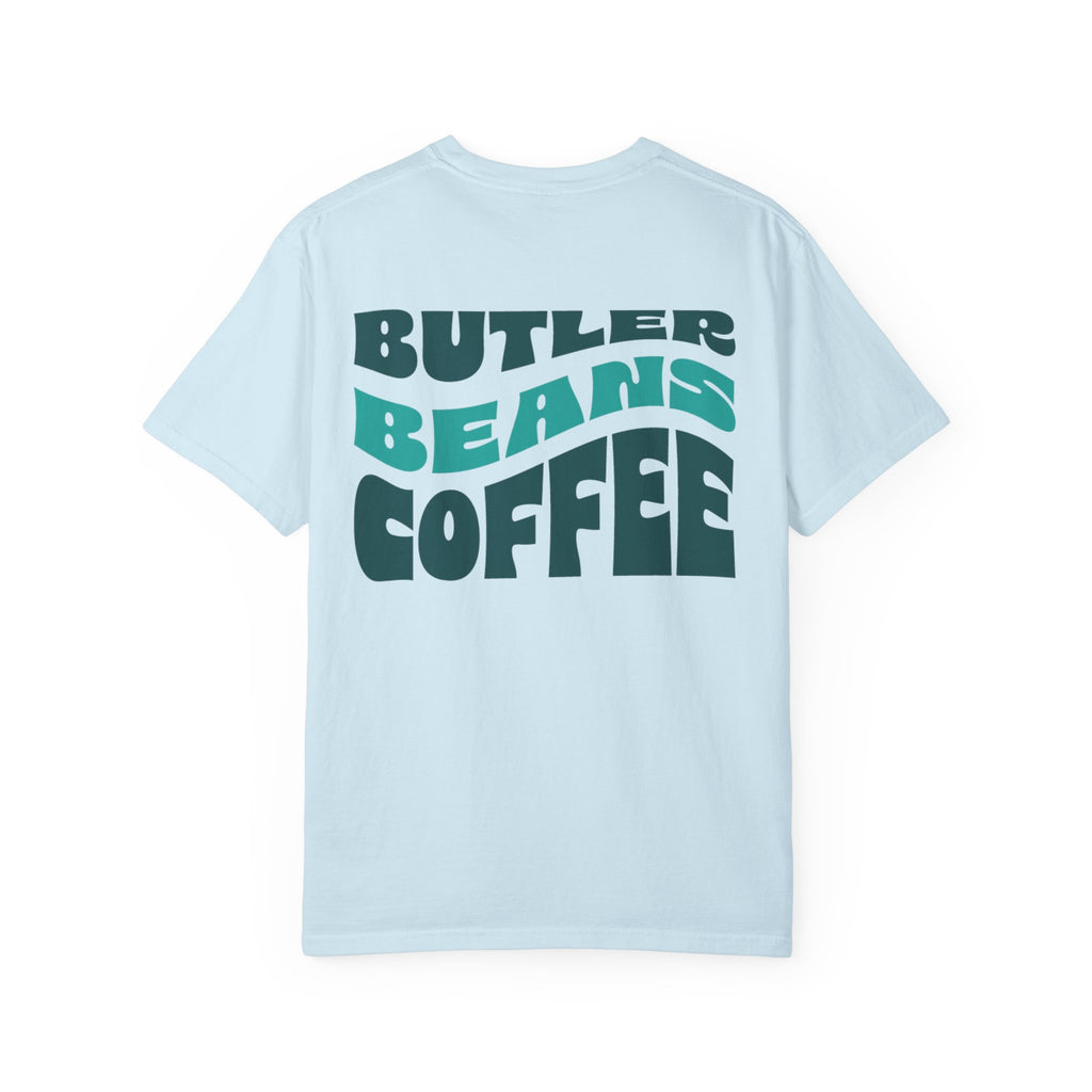 Coffee Shop T‑Shirt — 'Butler Beans Coffee' Retro Logo Tee Merchandise Printify