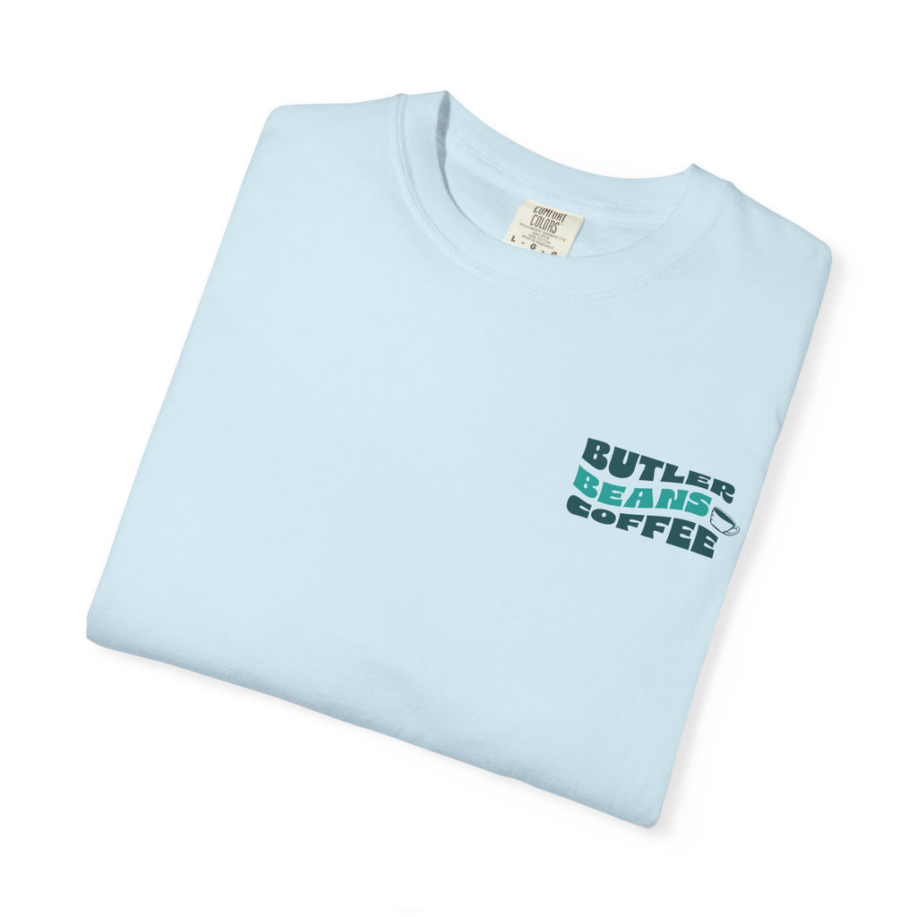 Coffee Shop T‑Shirt — 'Butler Beans Coffee' Retro Logo Tee Merchandise Printify