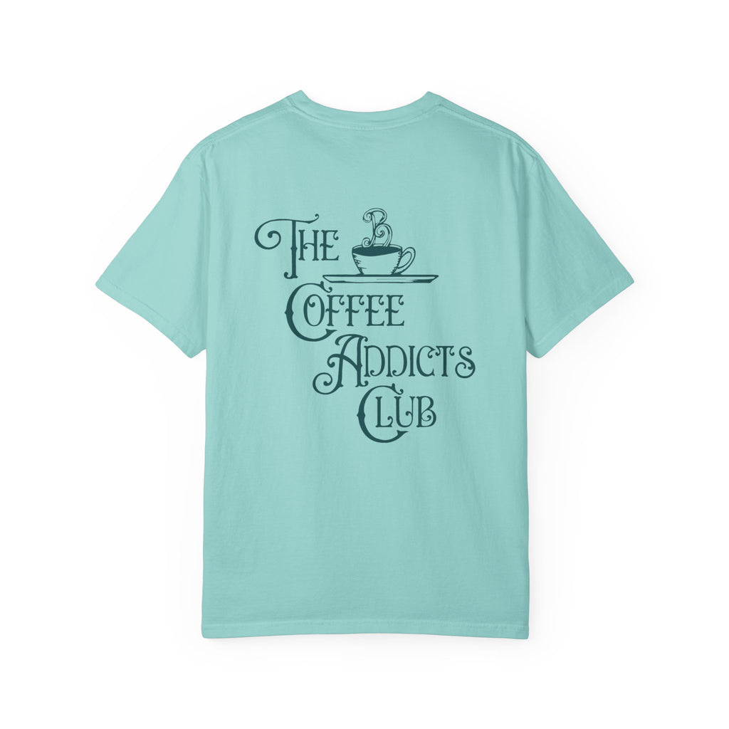 Coffee Addicts Club T-Shirt | Butler Beans Coffee T-Shirt Printify Chalky Mint S