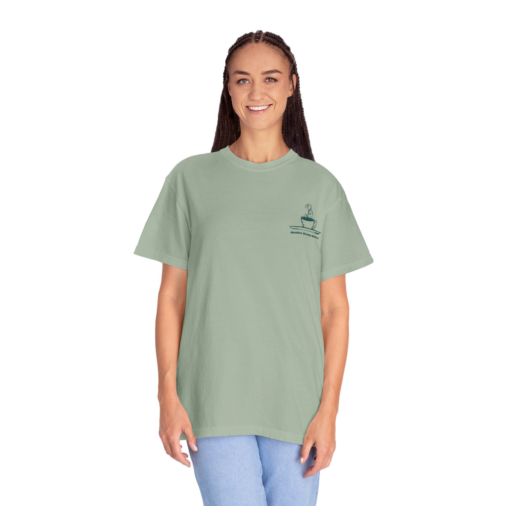 Coffee Addicts Club T-Shirt | Butler Beans Coffee T-Shirt Printify