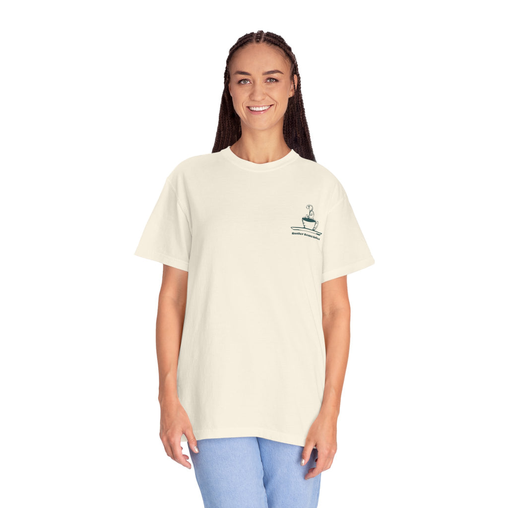 Coffee Addicts Club T-Shirt | Butler Beans Coffee T-Shirt Printify
