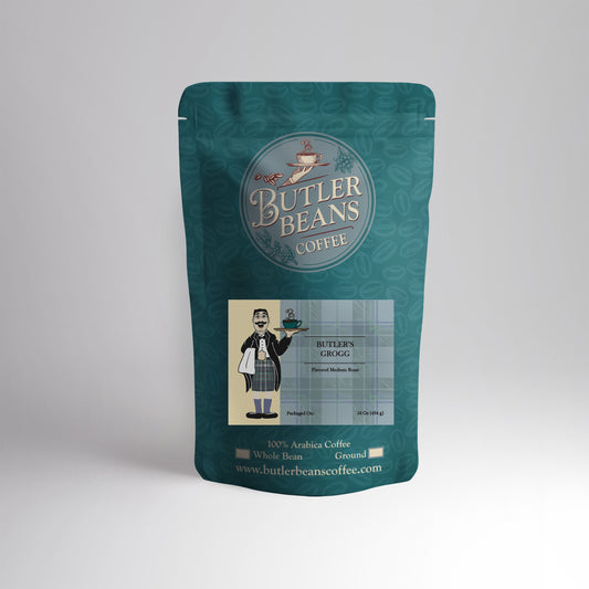 Butler's Holiday Grogg Flavored Coffee – Pecan, Cinnamon & Brandy Aromas | Butler Beans