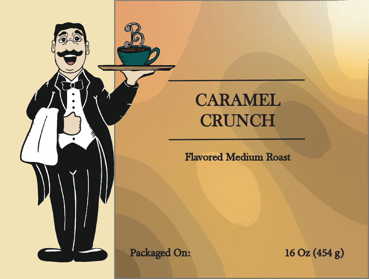 Caramel Crunch Flavored Coffee – Sweet, Buttery, Fresh Roasted | Butler Beans