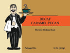 Caramel Pecan Flavored Coffee – Sweet, Nutty, Fresh Roasted | Butler Beans Coffee Butler Beans Coffee Decaffeinated Ground 16 ounces
