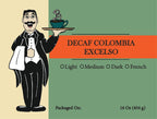 Colombia Excelso Decaffeinated Coffee – Smooth, Swiss Water Process | Butler Beans Coffee Butler Beans Coffee Light Ground 16 ounces