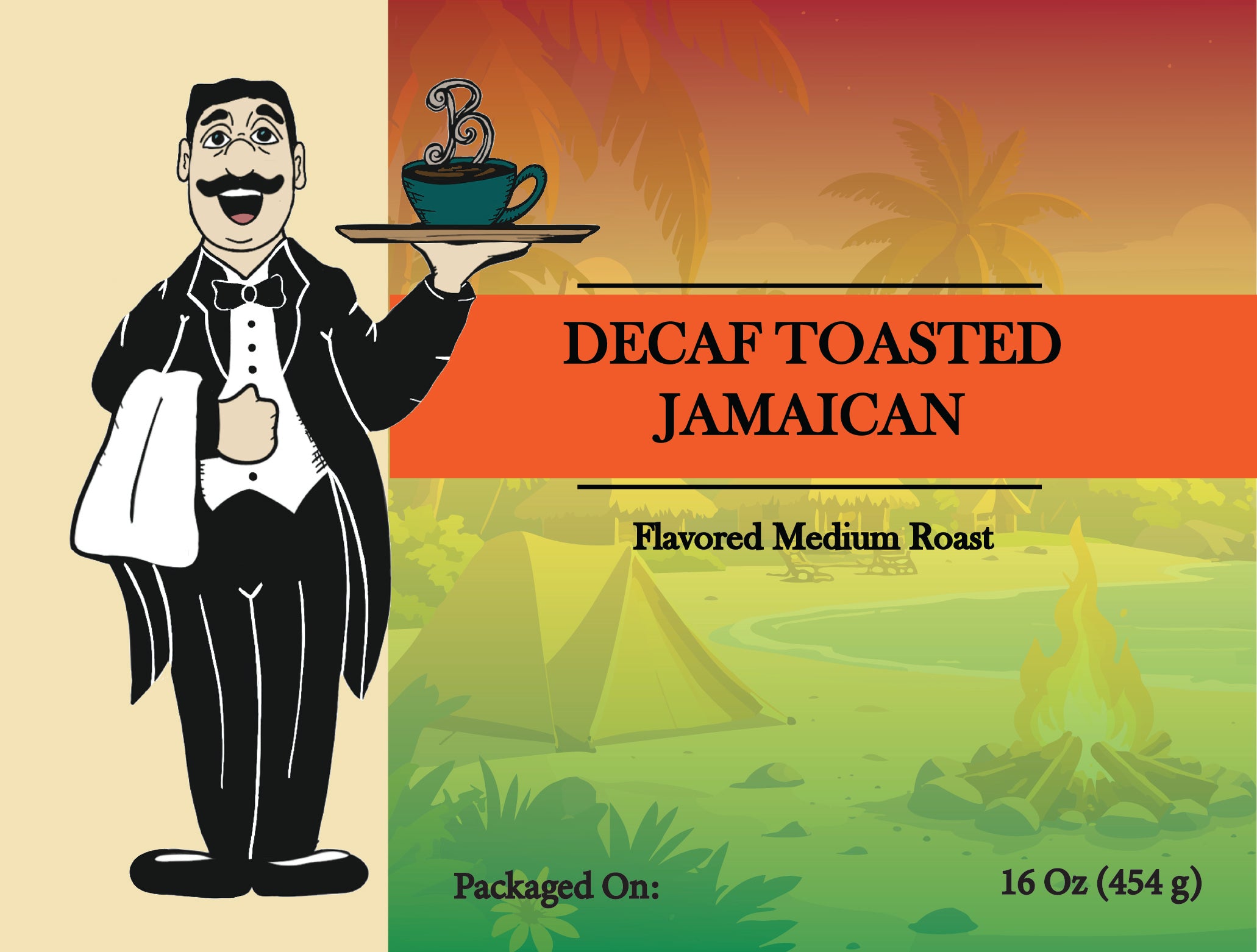 Toasted Jamaican Coffee – Sweet Toasty Island Indulgence | Butler Beans Coffee Butler Beans Coffee Decaffeinated Ground 16 ounces