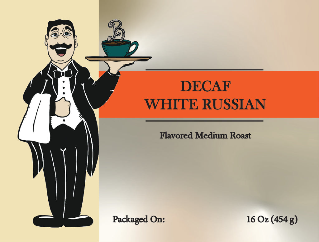 White Russian Flavored Coffee – Creamy Cocktail-Inspired Coffee | Butler Beans Coffee Butler Beans Coffee Decaffeinated Ground 16 ounces