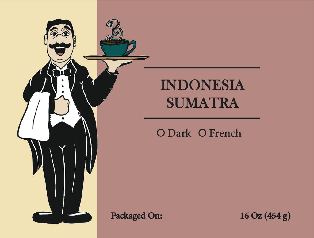 Indonesia Sumatra Mandheling Triple Pick Coffee – Earthy, Full-Bodied & Smooth | Butler Beans Coffee Butler Beans Coffee Dark Ground 16 ounces