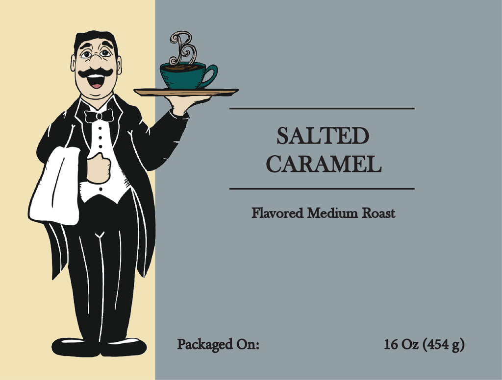 Salted Caramel Flavored Coffee – Sweet & Salty Gourmet Blend | Butler Beans