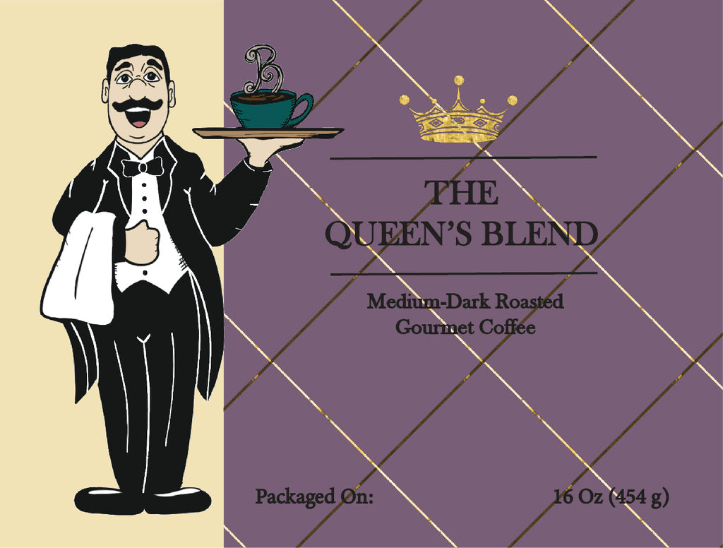 The Queen’s Blend Coffee – Premium Smooth Gourmet Blend | Butler Beans Coffee Butler Beans Coffee Ground 16 ounces