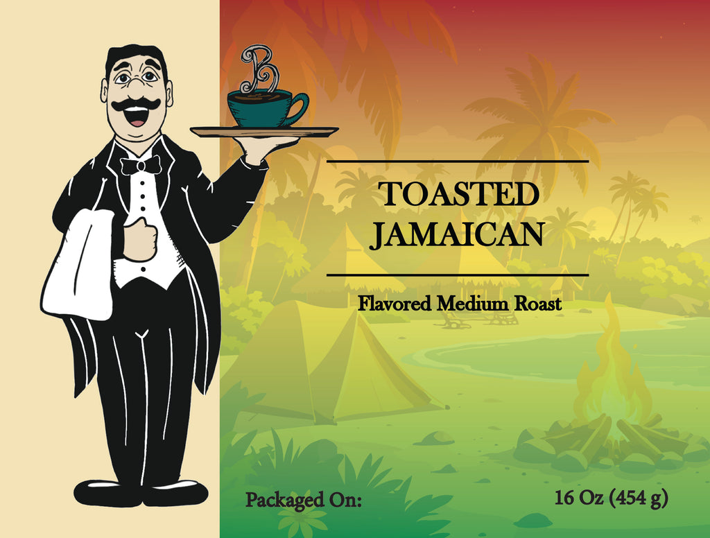Toasted Jamaican Coffee – Sweet Toasty Island Indulgence | Butler Beans Coffee Butler Beans Coffee Regular Ground 16 ounces