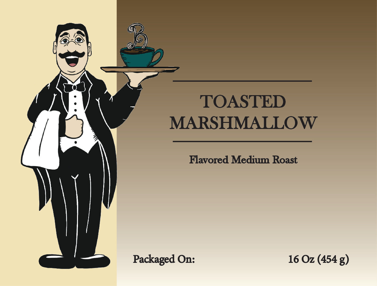 Toasted Marshmallow Flavored Coffee – Sweet Campfire Dessert Blend | Butler Beans