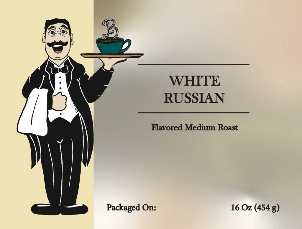 White Russian Flavored Coffee – Creamy Cocktail-Inspired Coffee | Butler Beans Coffee Butler Beans Coffee Regular Ground 16 ounces