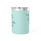 The Coffee Addicts Club 15oz Coffee Mug Tumbler – Perfect for Coffee Lovers, Travel Mug, Birthday Gift, Home Office Decor, Unique Beverage Container Merchandise Printify