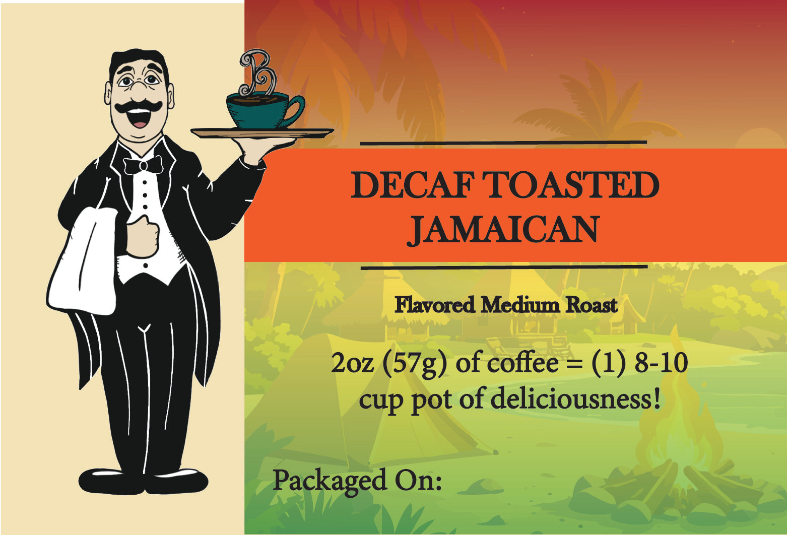 Toasted Jamaican Coffee – Sweet Toasty Island Indulgence | Butler Beans Coffee Butler Beans Coffee Decaffeinated Ground 2 ounces
