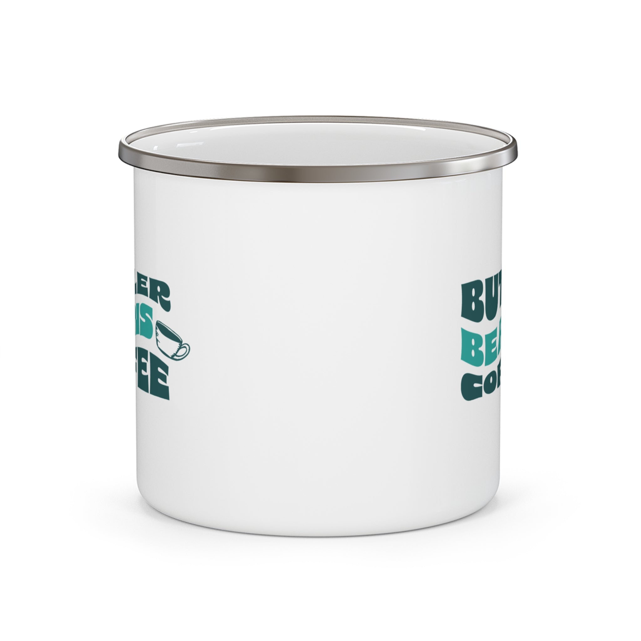 Butler Beans Camping Mug - Perfect for Coffee Lovers on Outdoor Adventures Merchandise Printify