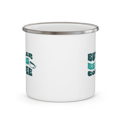 Butler Beans Camping Mug - Perfect for Coffee Lovers on Outdoor Adventures Merchandise Printify