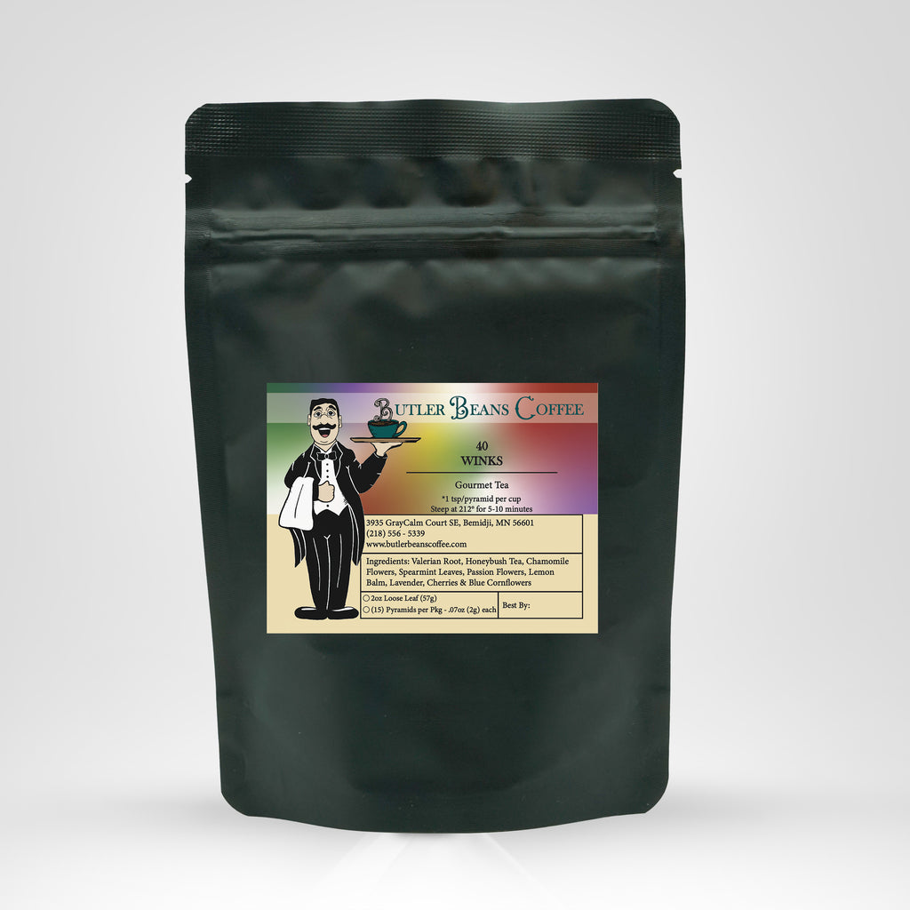 40 Winks Tea Tea & Infusions Butler Beans Coffee