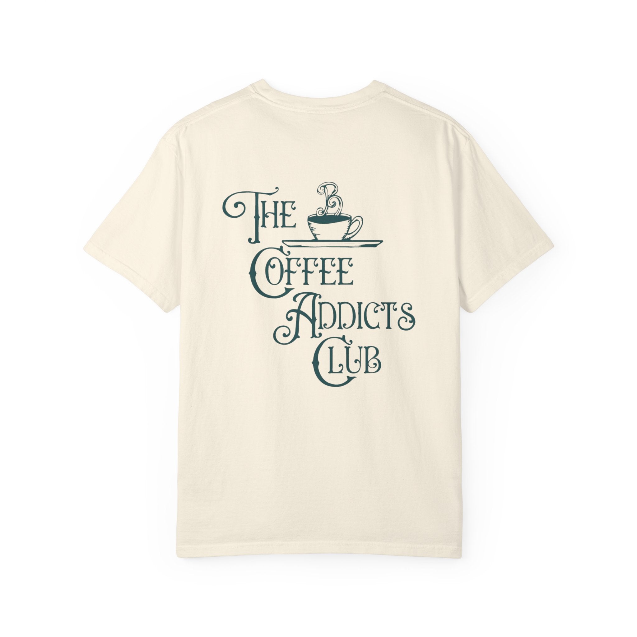 Coffee Addicts Club T-Shirt | Butler Beans Coffee T-Shirt Printify Ivory S
