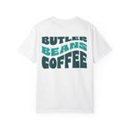 Coffee Shop T‑Shirt — 'Butler Beans Coffee' Retro Logo Tee Merchandise Printify White S