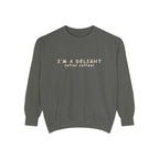I'm a Delight (after coffee) Sweatshirt — Cozy Coffee Lover Pullover Merchandise Printify Pepper S