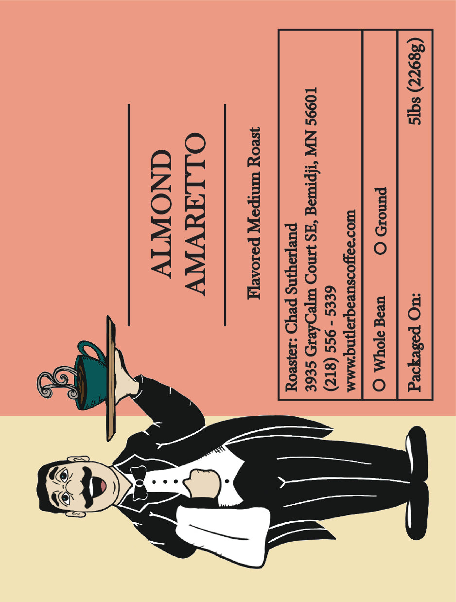 Almond Amaretto Flavored Coffee – Reminiscent of Grandma's Kitchen at Christmas | Butler Beans Coffee Butler Beans Coffee