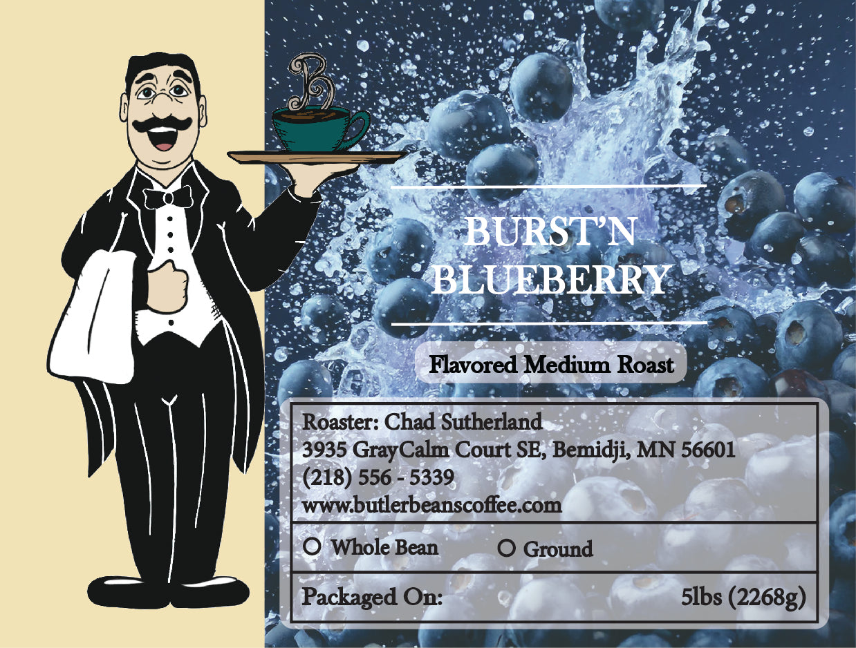 Blueberry Flavored Coffee – Fresh Roasted | Butler Beans