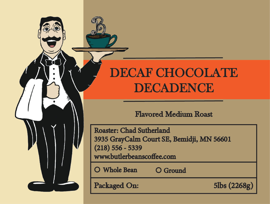 Chocolate Decadence Flavored Coffee – Rich, Fudgy & Fresh Roasted | Butler Beans
