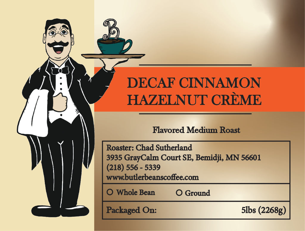 Cinnamon Hazelnut Crème Flavored Coffee – Warm, Nutty & Fresh Roasted | Butler Beans