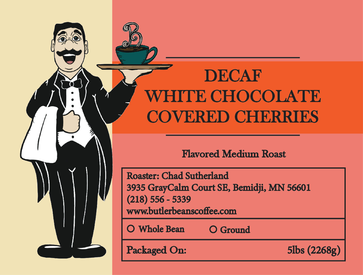 White Chocolate Covered Cherries Flavored Coffee – Decadent Cherry & Cream Blend | Butler Beans