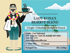 Lady Kona’s Reserve Blend – Smooth Hawaiian-Inspired Coffee | Butler Beans Coffee Butler Beans Coffee Light Ground 5 LBS