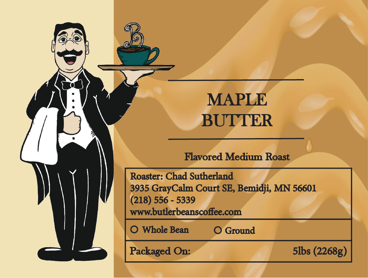 Maple Butter Flavored Coffee – Sweet, Rich & Smooth | Butler Beans