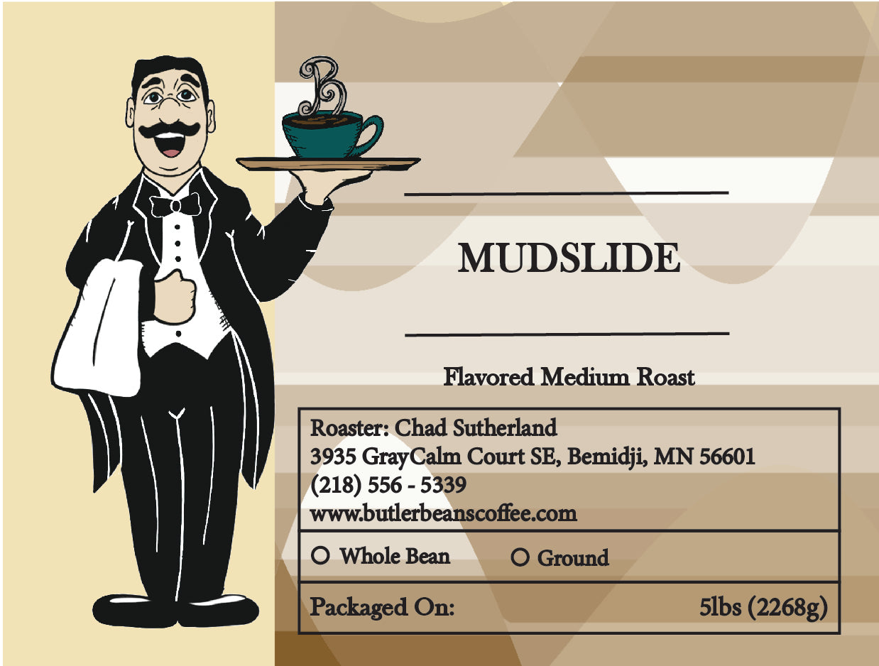Mudslide Flavored Coffee – Chocolate & Cream | Butler Beans