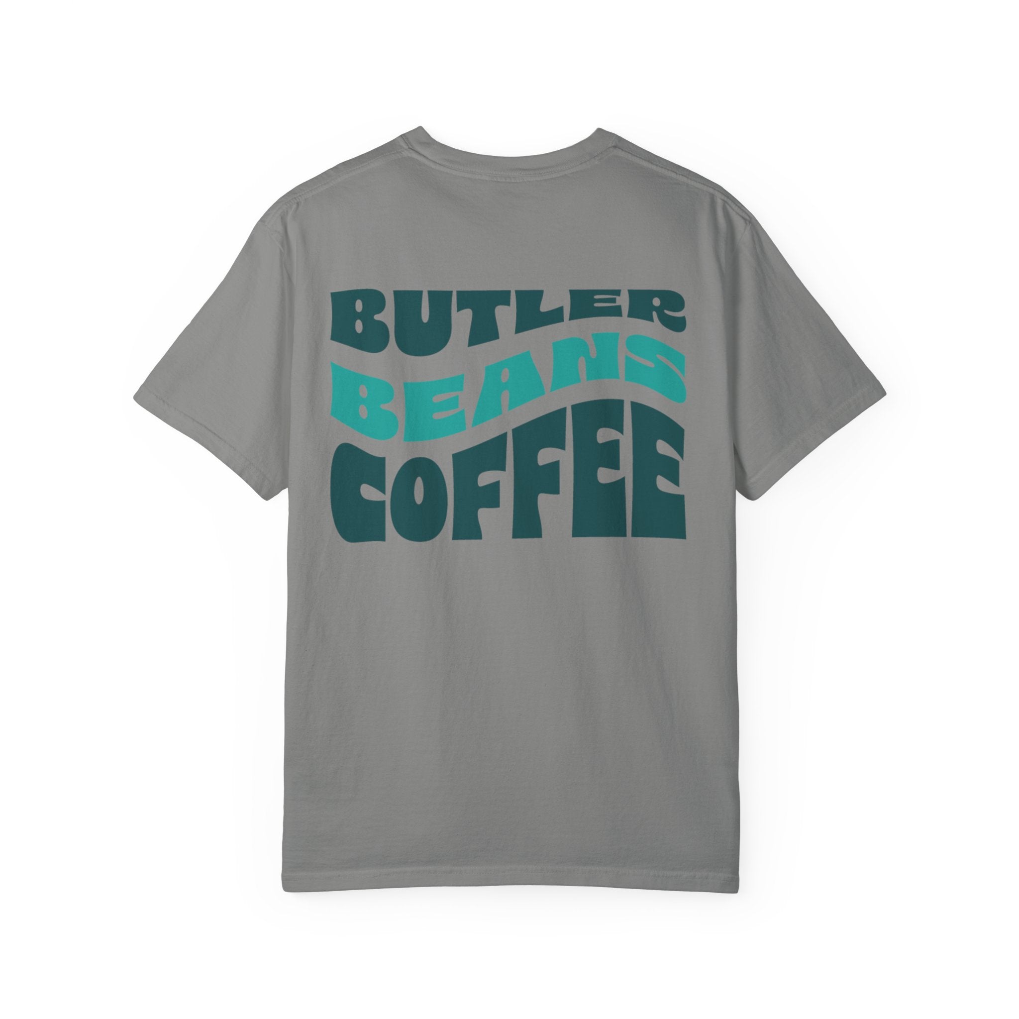 Coffee Shop T‑Shirt — 'Butler Beans Coffee' Retro Logo Tee Merchandise Printify