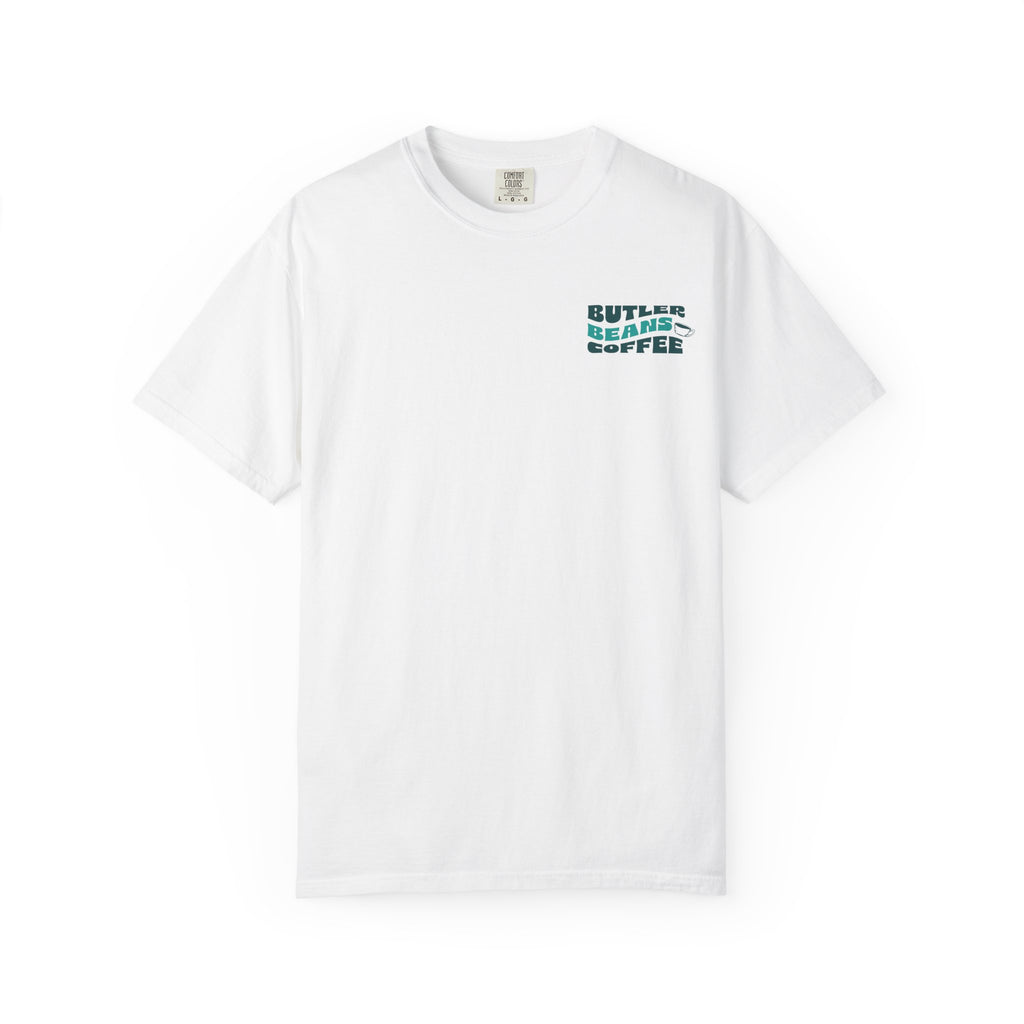 Coffee Shop T‑Shirt — 'Butler Beans Coffee' Retro Logo Tee Merchandise Printify