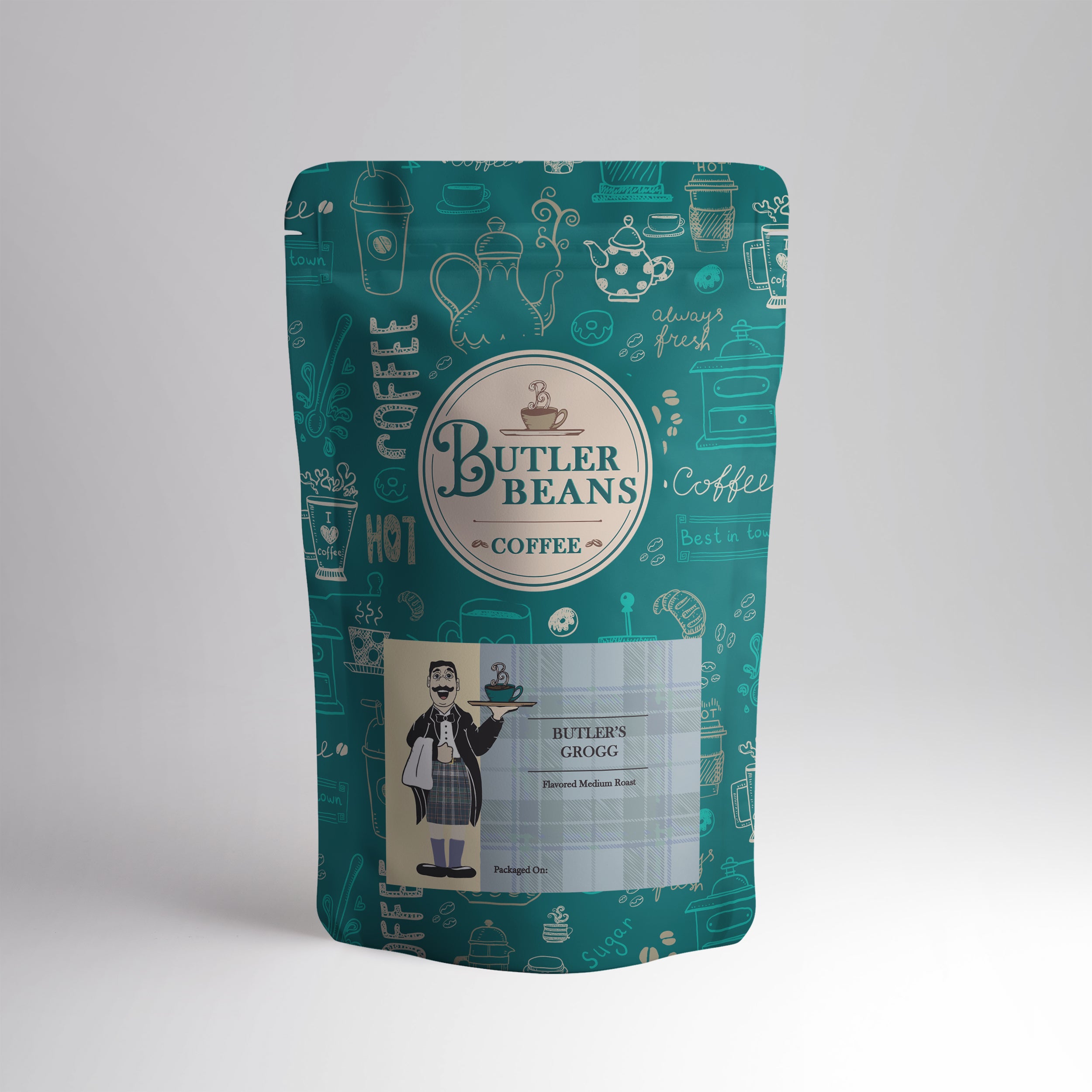 Butler's Grogg Flavored Coffee – Warm Pecan, Cinnamon & Brandy Notes | Butler Beans Coffee Butler Beans Coffee