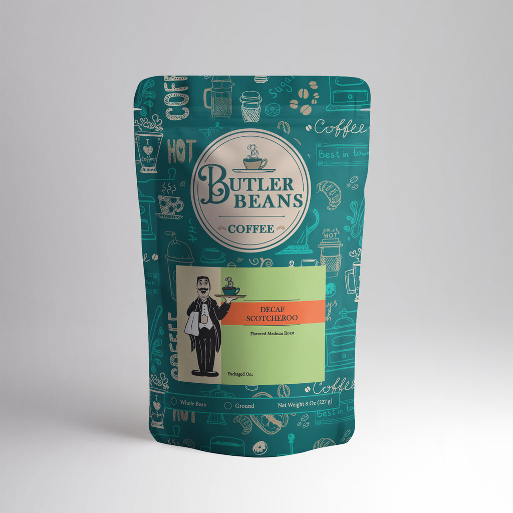 Scotcheroo Flavored Coffee – Butterscotch Sweet Treat Blend | Butler Beans Coffee Butler Beans Coffee