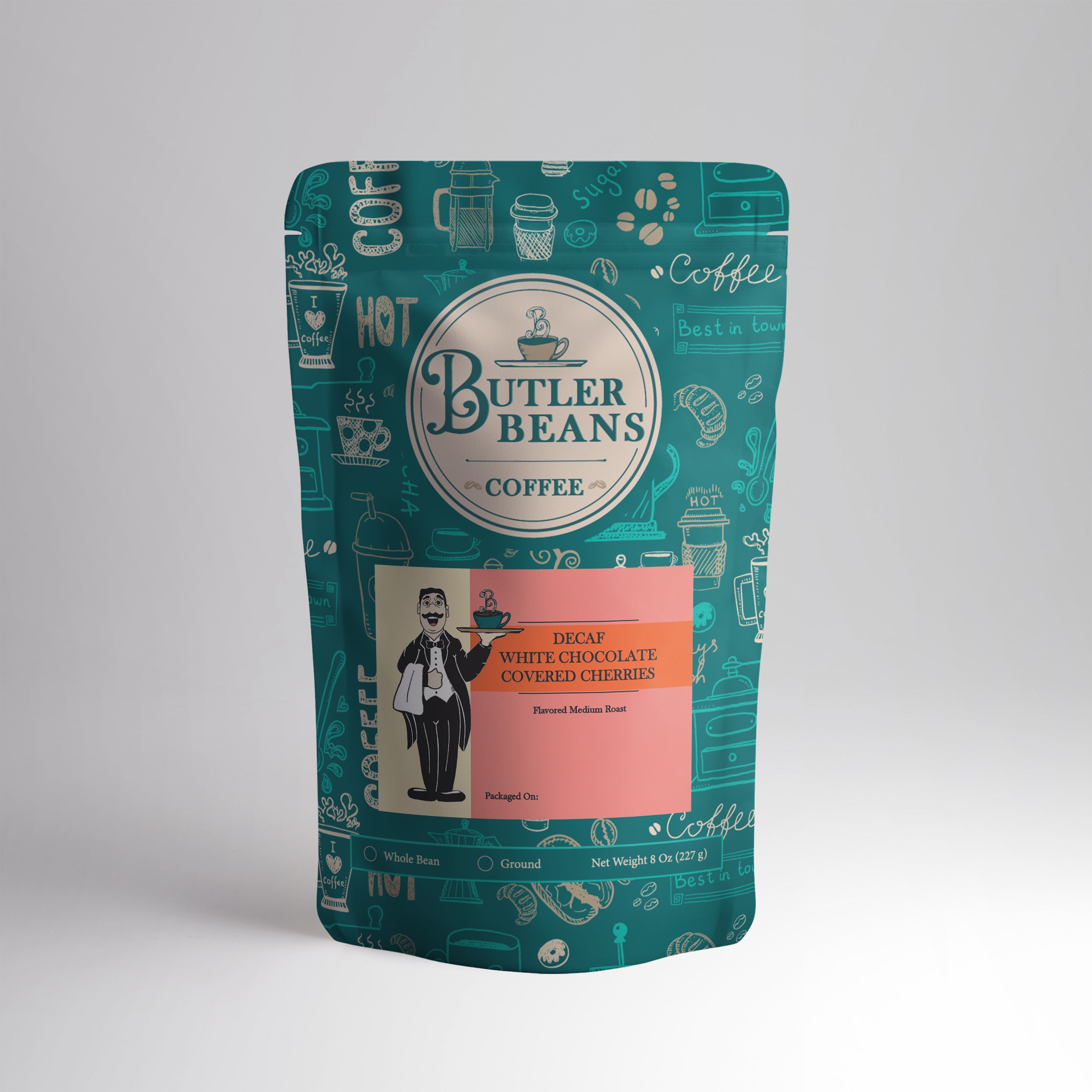 White Chocolate Covered Cherries Coffee – Decadent Cherry & Cream Blend | Butler Beans Coffee Butler Beans Coffee