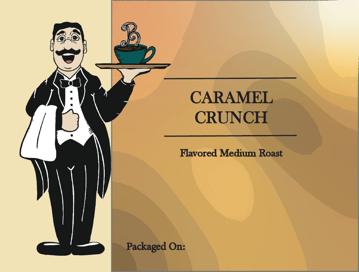 Caramel Crunch Flavored Coffee – Sweet, Buttery, Fresh Roasted | Butler Beans