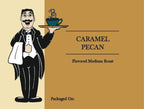 Caramel Pecan Flavored Coffee – Sweet, Nutty, Fresh Roasted | Butler Beans Coffee Butler Beans Coffee Regular Ground 8 ounces