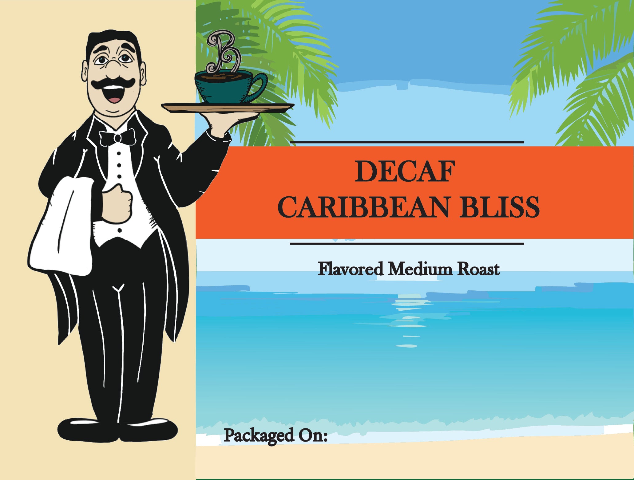 Caribbean Bliss Flavored Coffee – Caramel, Vanilla & Kahlúa | Butler Beans Coffee Butler Beans Coffee Decaffeinated Ground 8 ounces