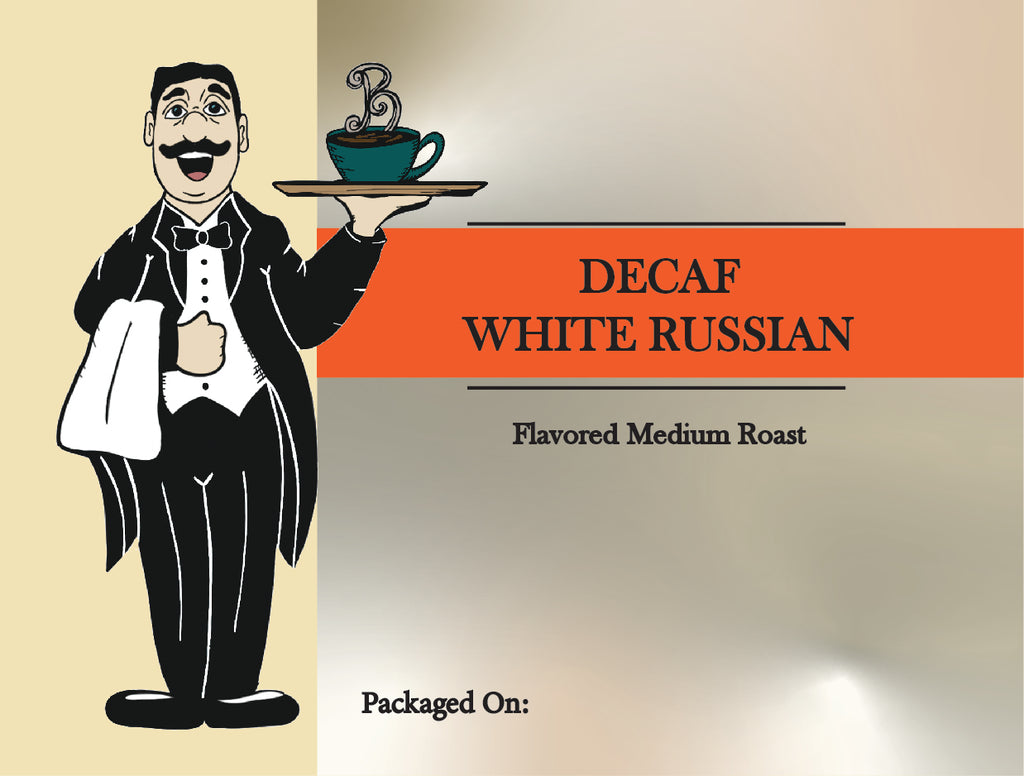 White Russian Flavored Coffee – Creamy Cocktail-Inspired Coffee | Butler Beans Coffee Butler Beans Coffee Decaffeinated Ground 8 ounces